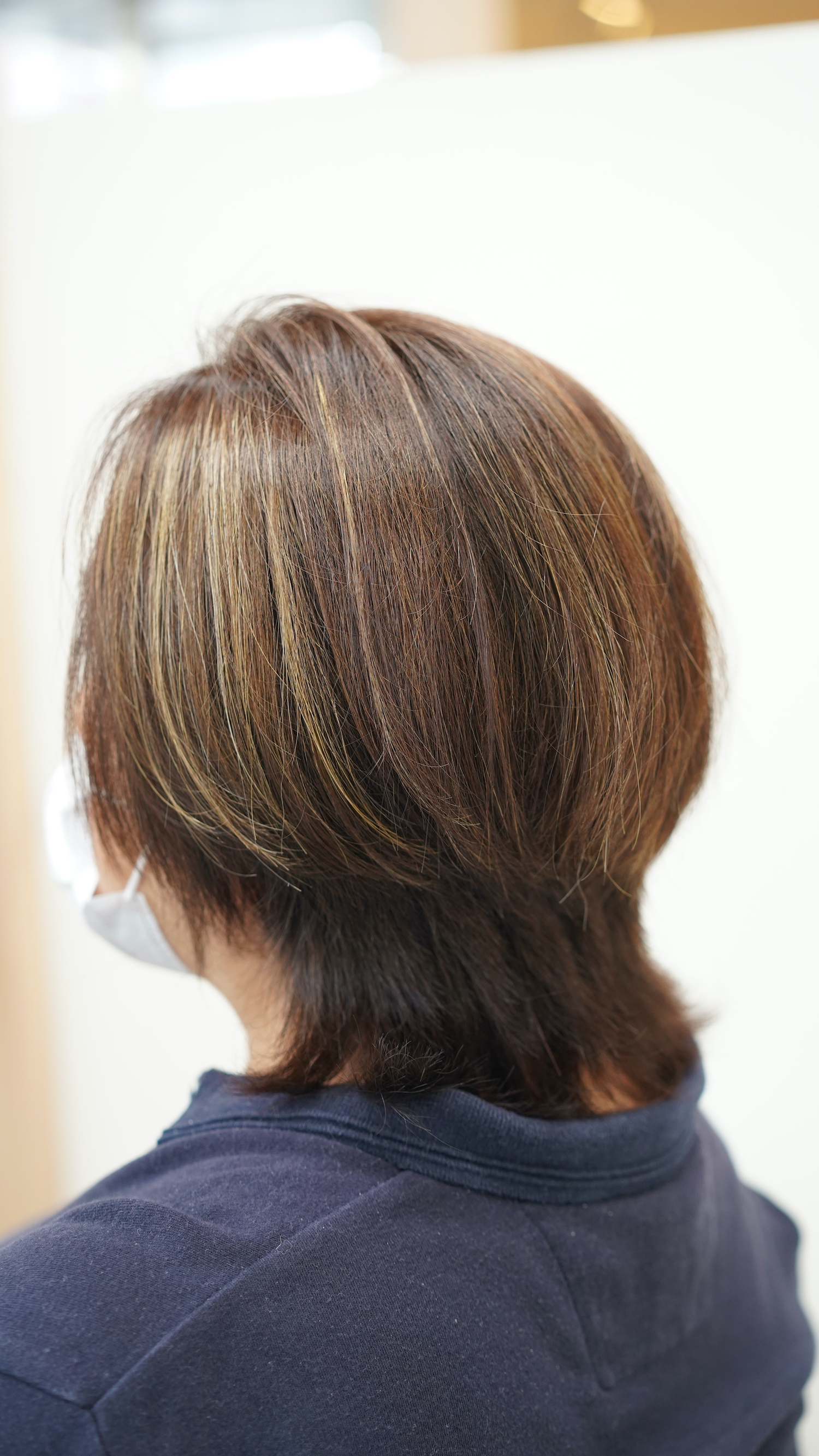横から見たシルエットも髪型は大事です。